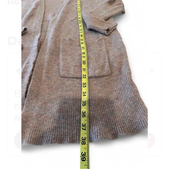 Madewell Merino Wool Alpaca Lavender Long Cardigan Sz Medium - Picture 5 of 7